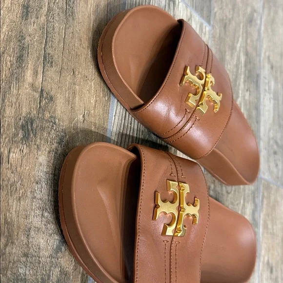 Tory Burch Everly Anatomic Cloud Paris Nappa Slide Sandle slip on size 9.5 - Picture 4 of 6